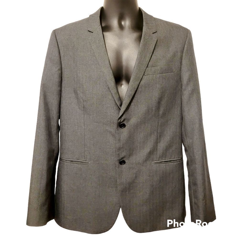 Protocol classic slim fit grey blazer